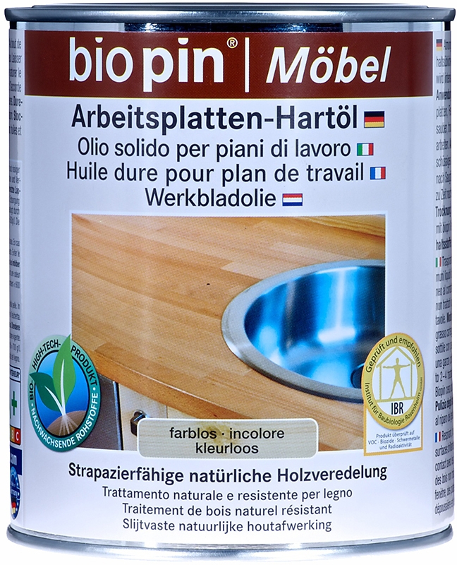 biopin Arbeitsplatten Hartöl 750 ml