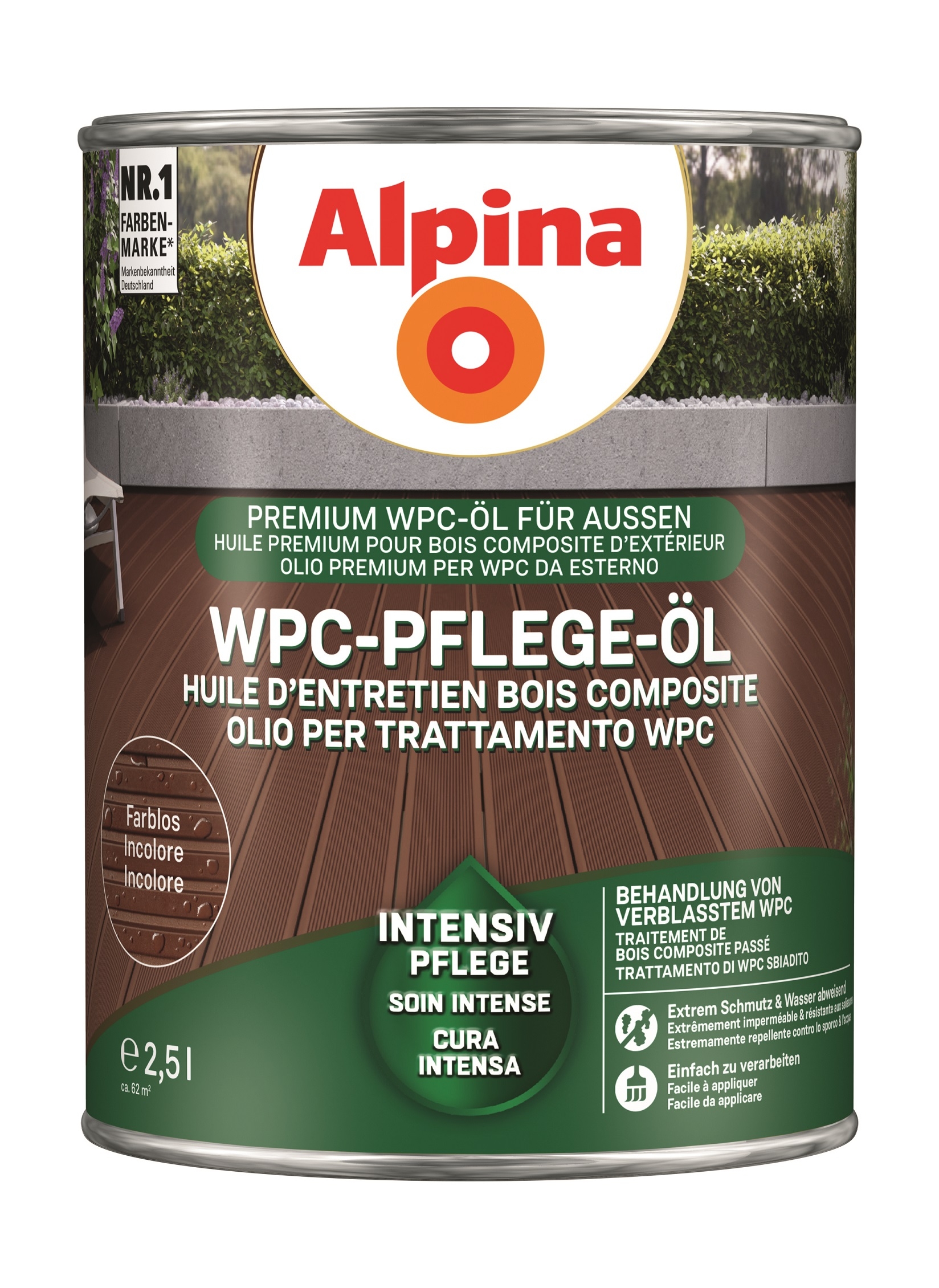 Alpina WPC-Pflege-Öl Farblos