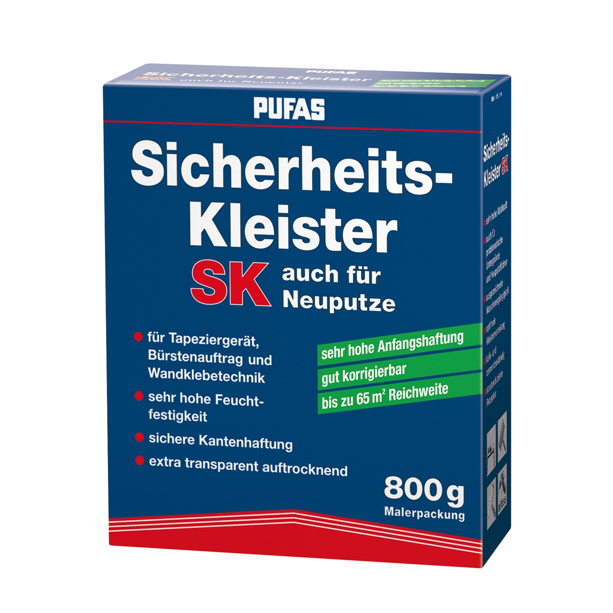 Pufas Sicherheitskleister 800g