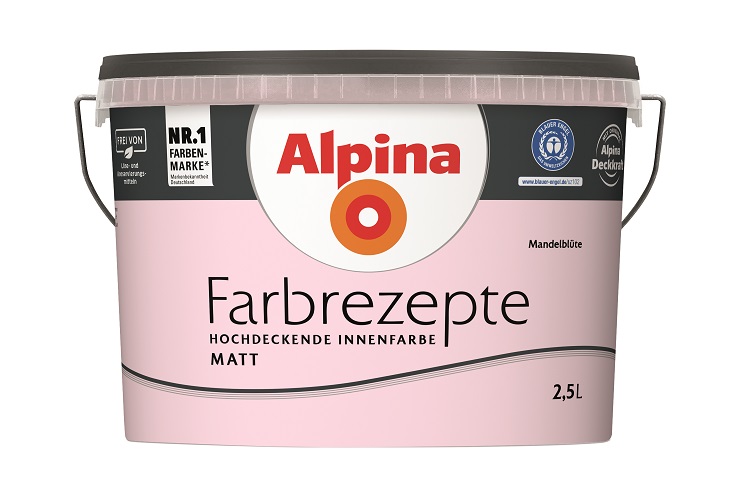 Alpina Farbrezepte Mandelblüte - Innenfarbe