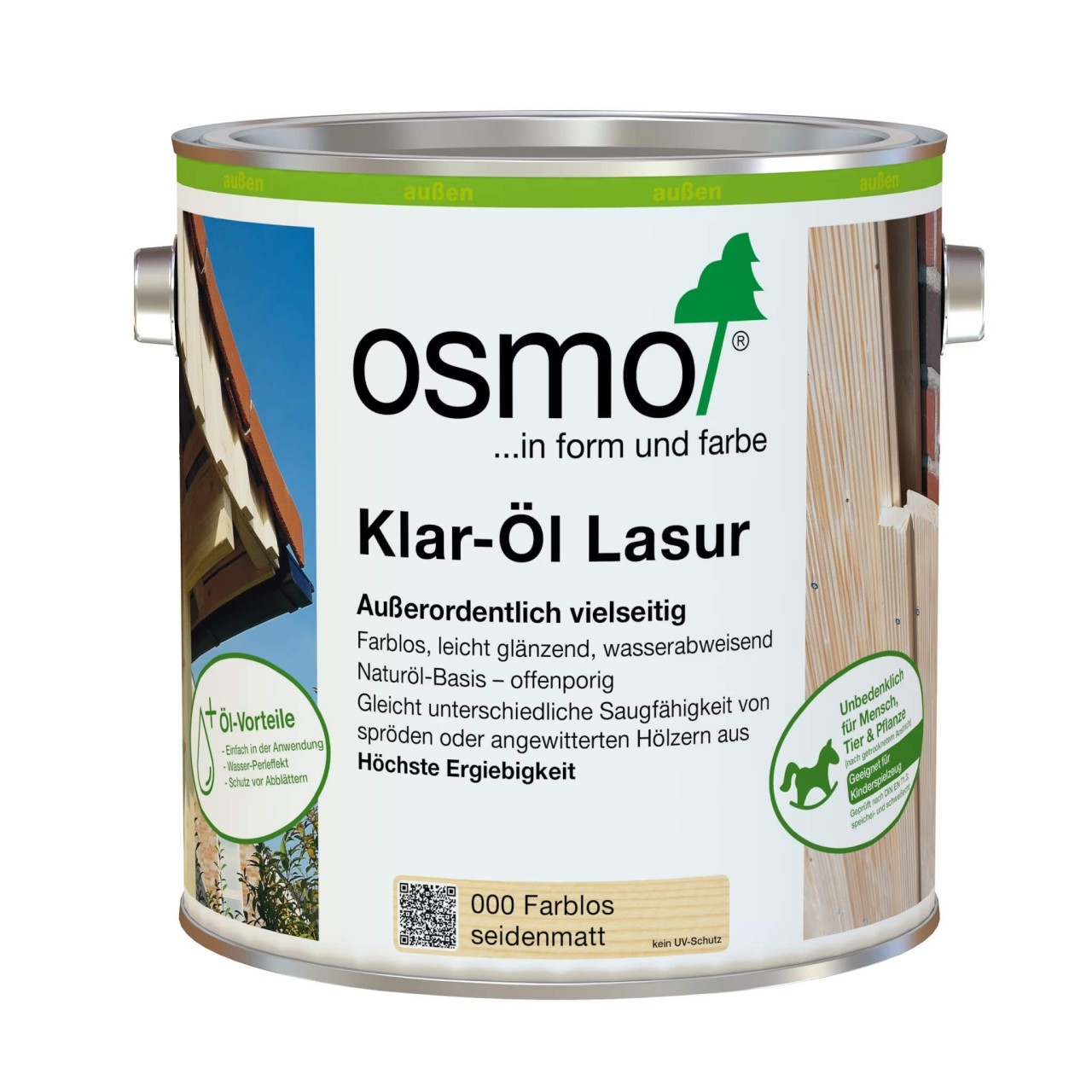 Osmo Klar Öl Lasur farblos – Natürlicher Holzschutz außen