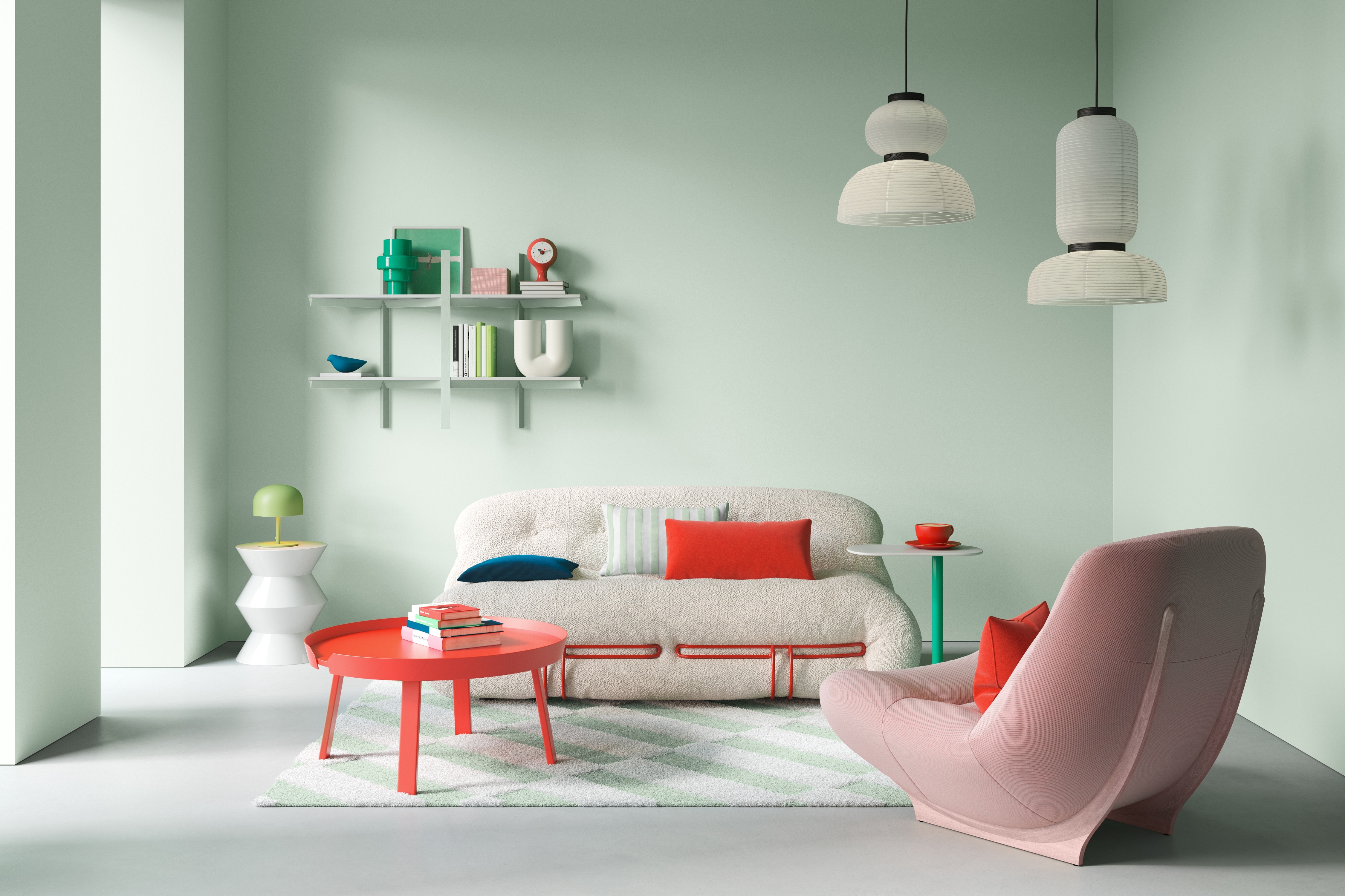 Alpina PANTONE® Milky Green - Wandfarbe