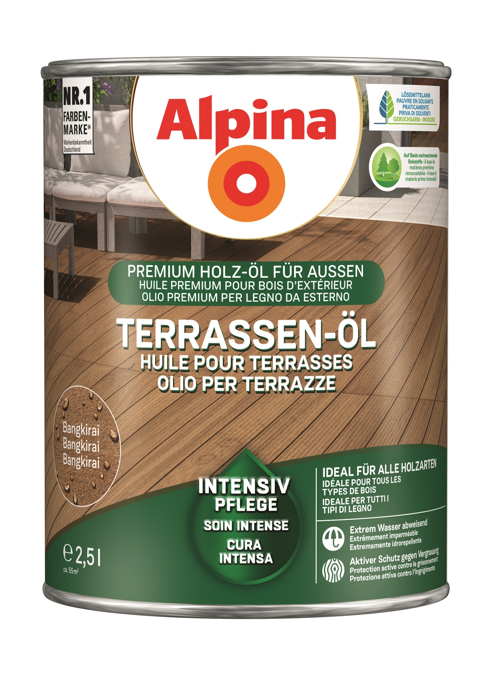 Alpina Terrassen-Öl Bangkirai