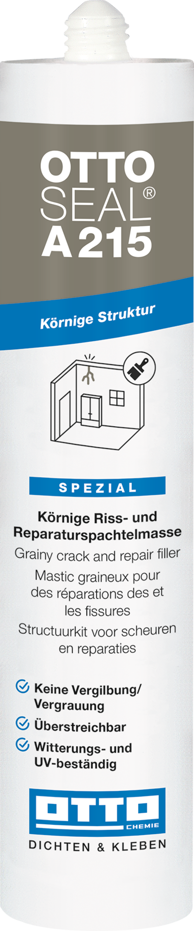 OTTOSEAL A 215 - Körnige Riss und Reparaturspachtel