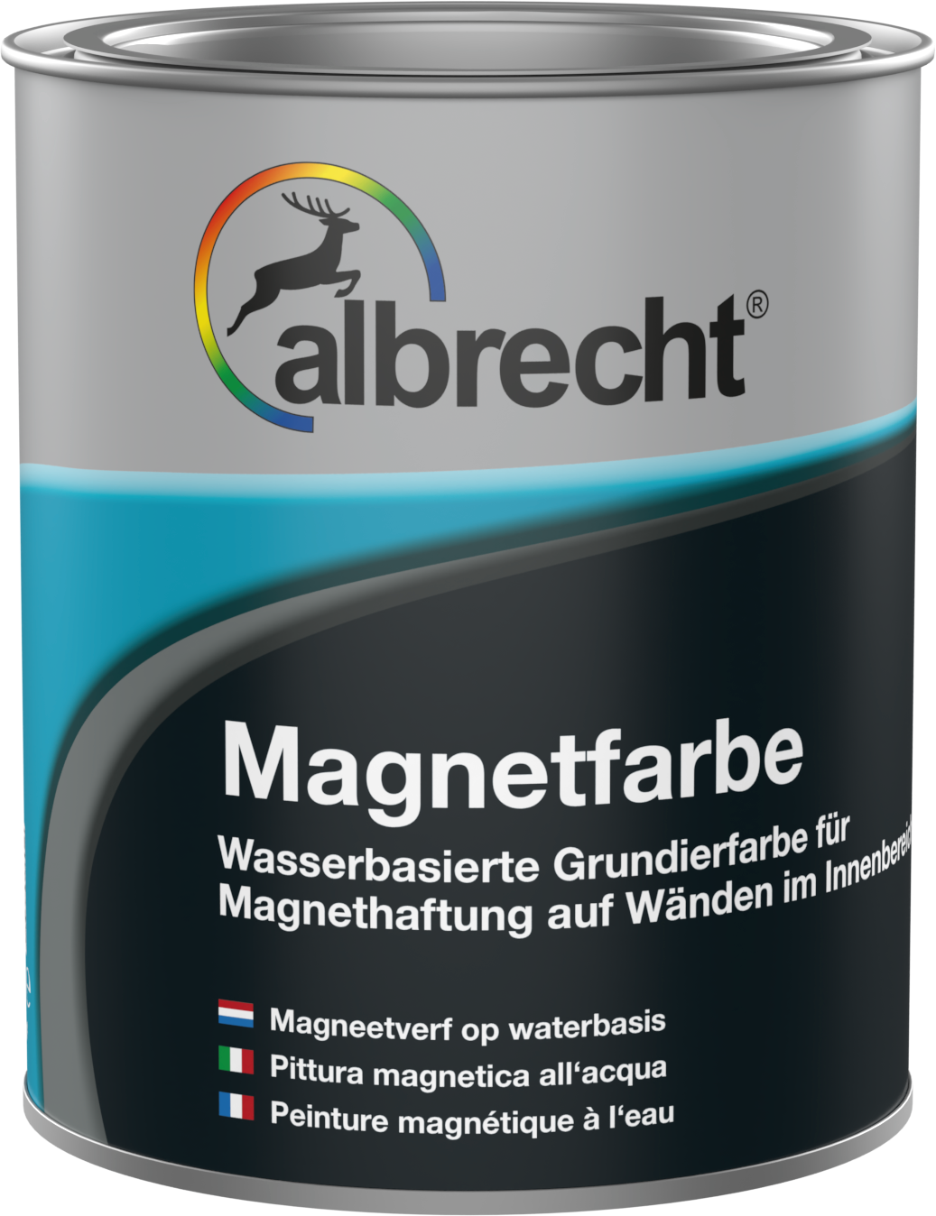 Albrecht® Magnetfarbe dunkelgrau 750ml