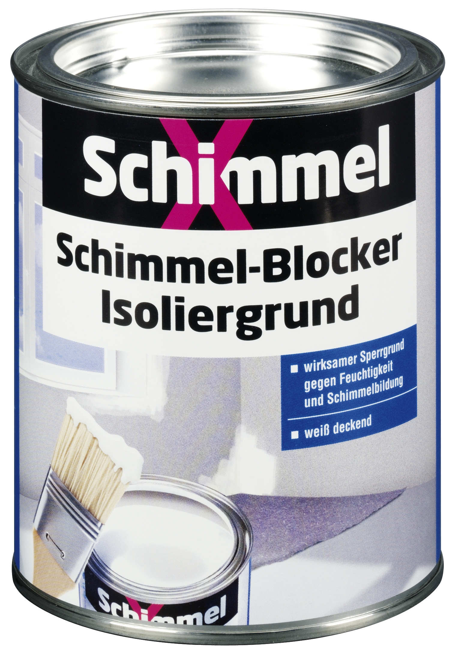 SchimmelX Schimmel Blocker Isoliergrund weiß 750ml