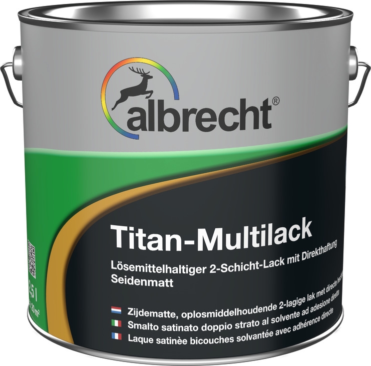 Albrecht® Titan-Multilack weiß seidenmatt