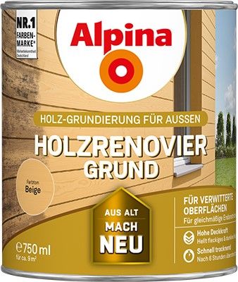 Holzrenovier Grund beige