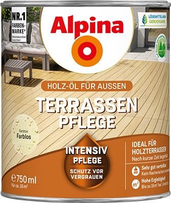 Terrassen Pflege farblos