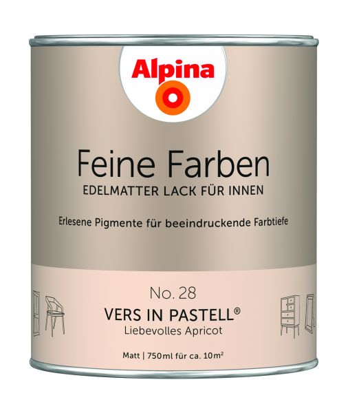 Alpina Feine Farben Lack Vers in Pastell 750ml