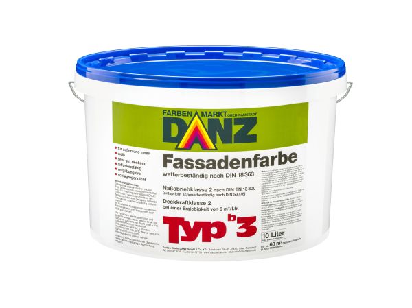 DANZ Typ b3 Fassadenfarbe