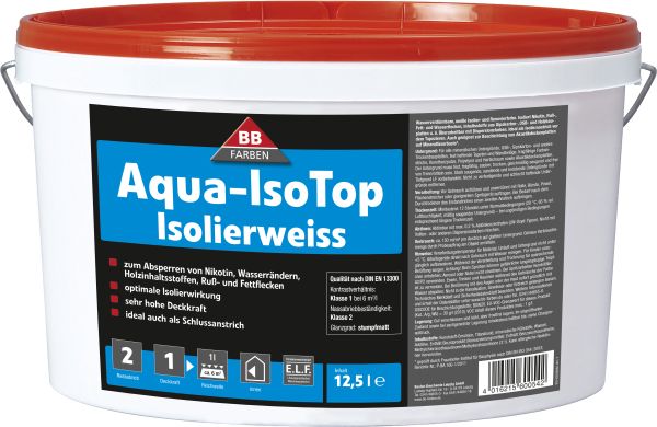 Aqua IsoTop Isolierweiss - Isolierfarbe innen - Wasserbasis