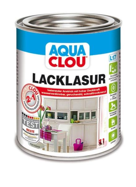 Aqua Combi Clou Lacklasur L17 weiß