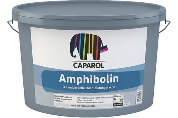 Caparol Amphibolin weiß - Innen- und Fassadenfarbe