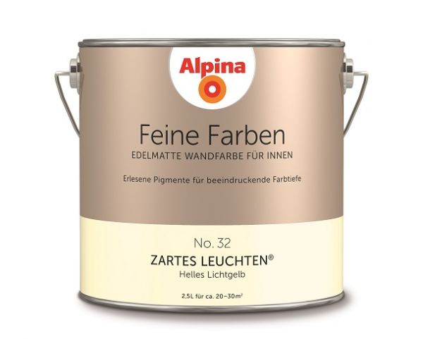 Alpina Feine Farben Zartes Leuchten 2,5ltr