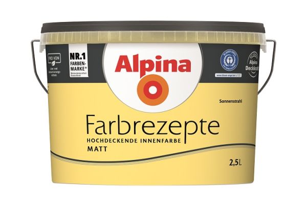 Alpina Farbrezepte Sonnenstrahl - Innenfarbe