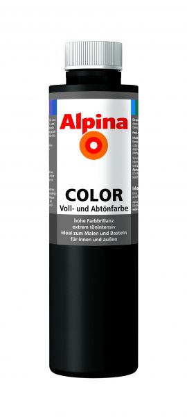 Alpina Color Night Black - Voll- und Abtönfarbe