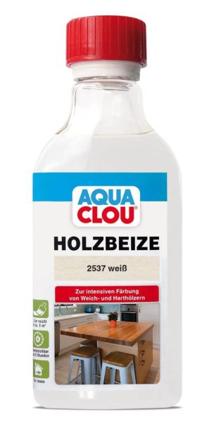 Clou Holzbeize Aqua B11 weiß 250ml