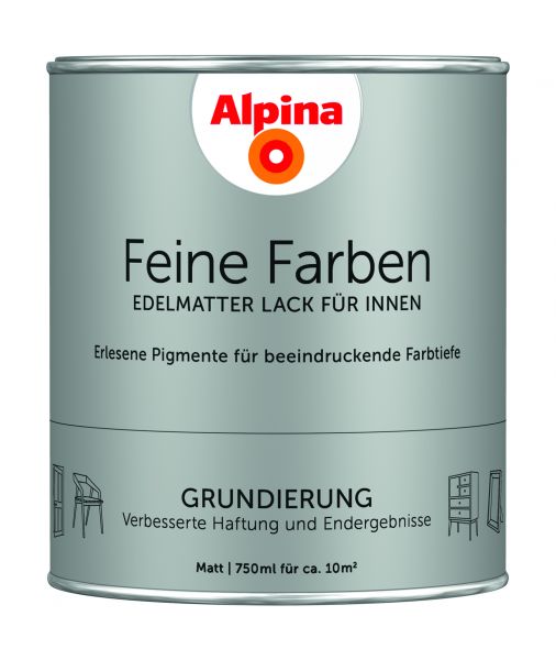 Alpina Feine Farben Lack Grundierung 750ml