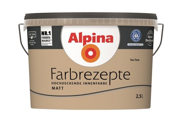 Alpina Farbrezepte Tea Time - Innenfarbe