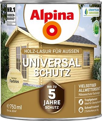Alpina Universal-Schutz farblos - Holzlasur