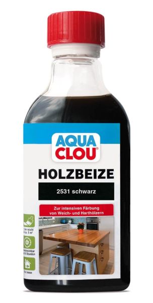 Clou Holzbeize Aqua B11 schwarz 250ml