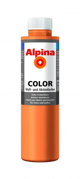 Alpina Color Fresh Orange - Voll- und Abtönfarbe
