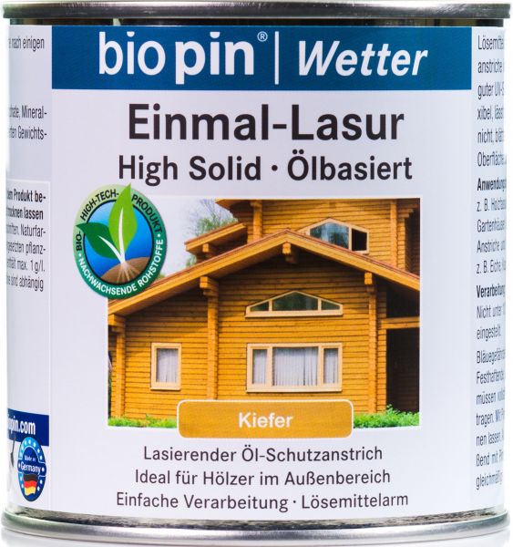 biopin Einmal Lasur kiefer **Auslaufartikel**