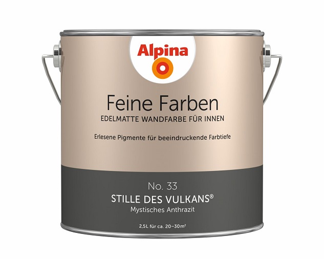 Alpina Feine Farben Stille des Vulkans - edelmatte Wandfarbe