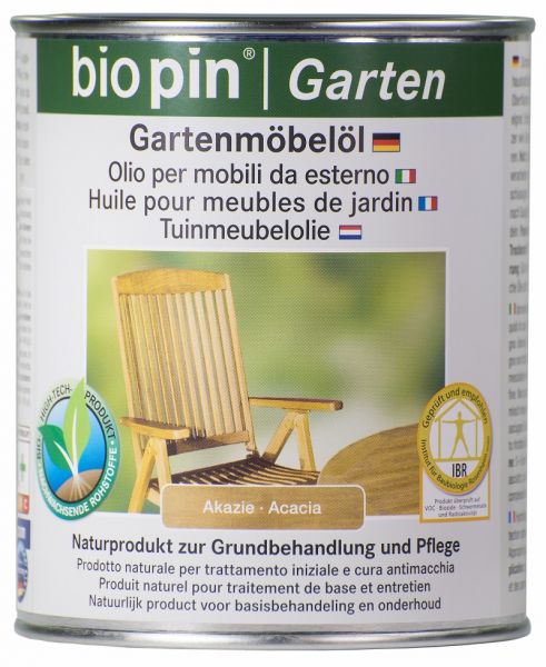 biopin Gartenmöbelöl akazie 750ml