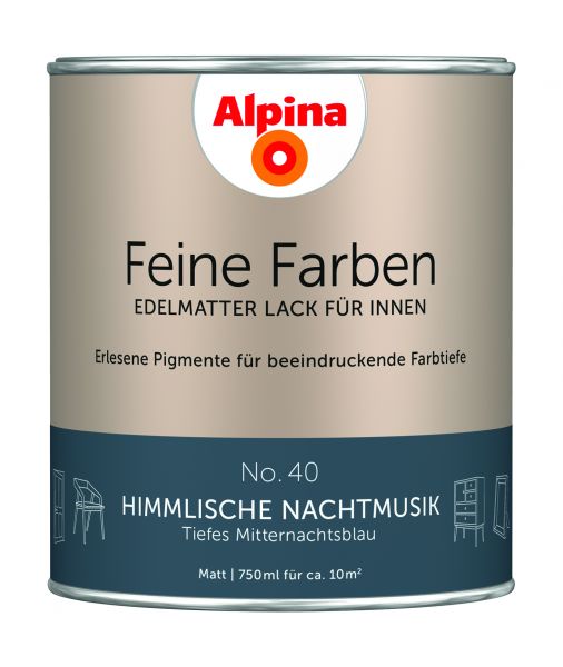 Alpina Feine Farben Lack Himmlische Nachtmusik 750ml