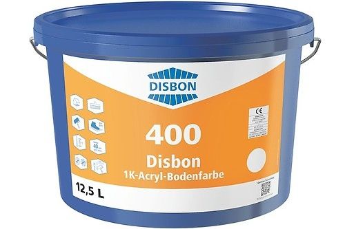 Disbon 400 1K Acryl Bodenfarbe betongrau 12,5ltr