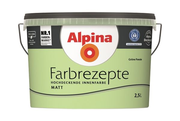 Alpina Farbrezepte Grüne Poesie - Innenfarbe