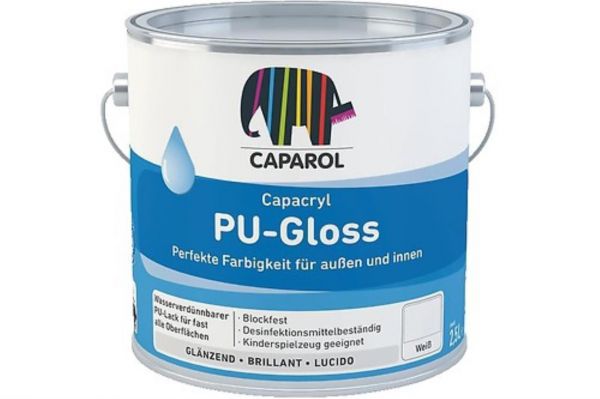 Caparol Capacryl PU-Gloss weiß - wasserbasierter PU-Lack