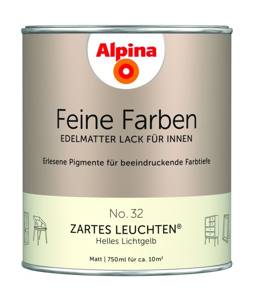 Alpina Feine Farben Lack Zartes Leuchten 750ml