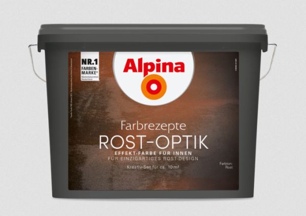 Alpina Farbrezepte Rost Optik Set