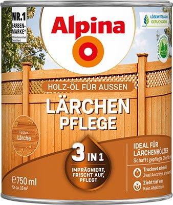 Alpina Holz-Öl - Lärche Pflege