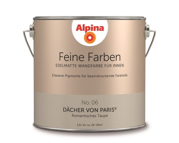 Alpina Feine Farben Dächer von Paris - edelmatte Wandfarbe