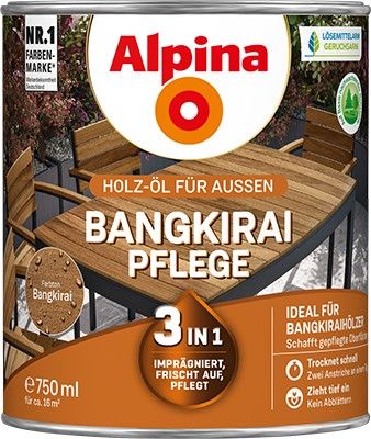 Alpina Holz-Öl - Bangkirai Pflege