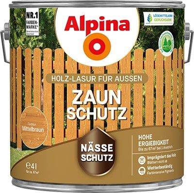 Zaun Schutz mittelbraun