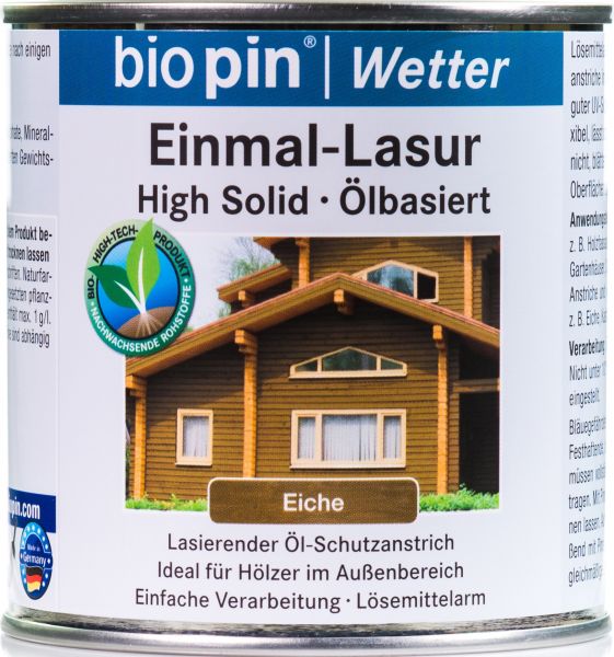 biopin Einmal Lasur eiche **Auslaufartikel**