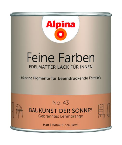 Alpina Feine Farben Lack Baukunst der Sonne 750ml