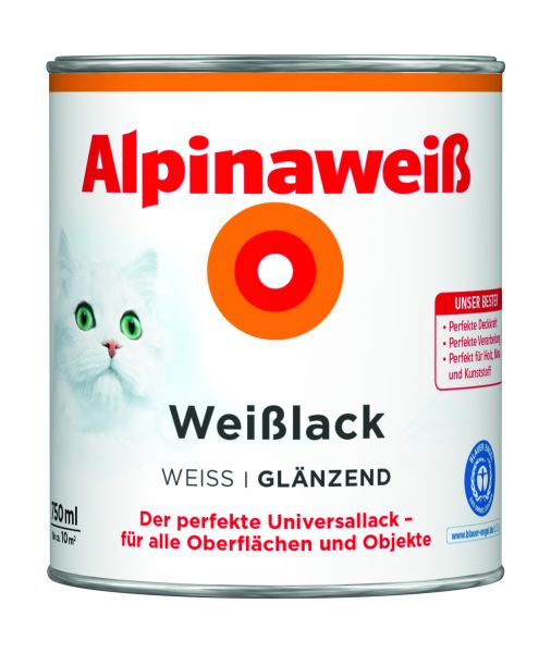 Alpinaweiß Weißlack glänzend