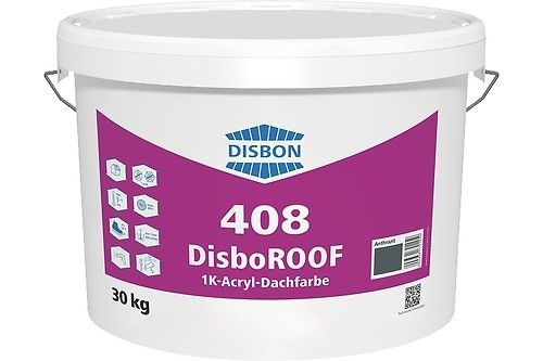 DisboROOF 408 1K Acryl Dachfarbe anthrazit